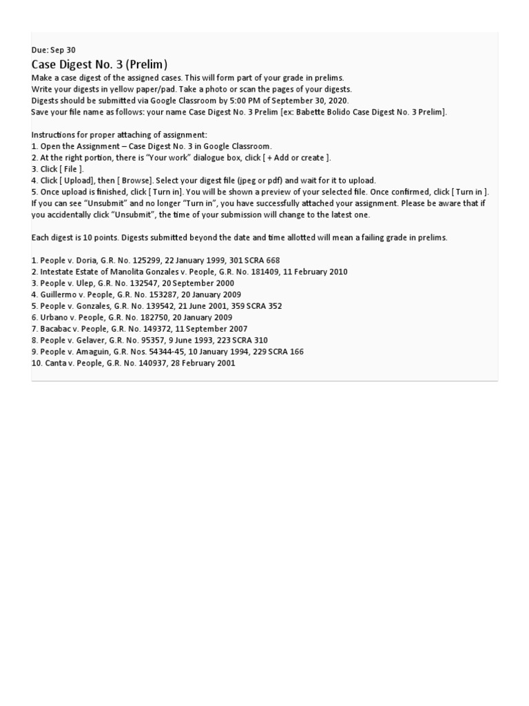 People v. Doria, G.R. No. 125299 Analysis of the Lawfulness of