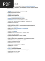 Download List of IEC standards by pratik SN47765526 doc pdf