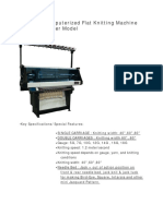 FH-TJ (S) Computerized Flat Knitting Machine Needle Transfer Model