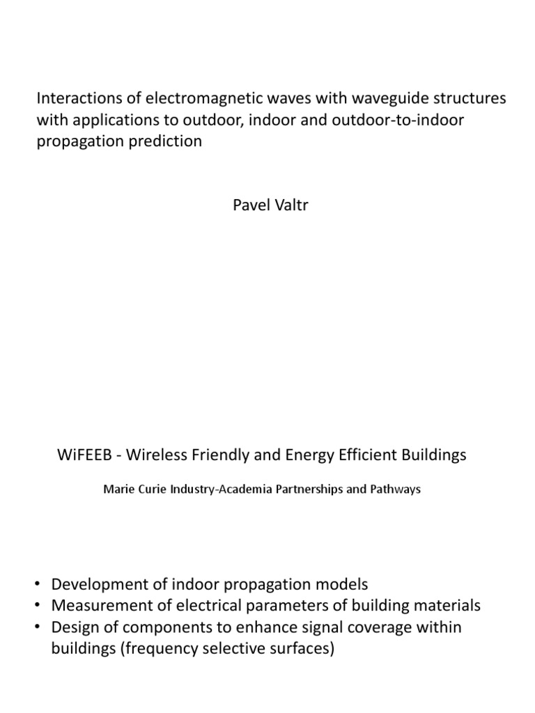 Interactions of Electromagnetic Waves With Waveguide Structures With ...