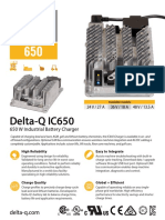 Delta-Q IC650: 650 W Industrial Battery Charger