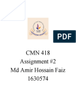 CMN418 Assignment 2
