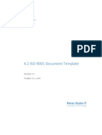 4.2 ISO-9001 Document Format Template