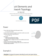 Circuit Elements and Network Topology