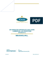 Manual: Air Operator Certificate (Aoc) Guide Commercial Air Operations (PCAAD-617)
