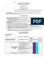 Clasa A V - A - PLANIFICARE CALENDARISTICĂ SEMESTRIALĂ PDF
