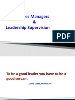 Sales Leadership & Supervision