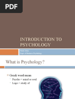 Chapter 1 - Intro To Psych