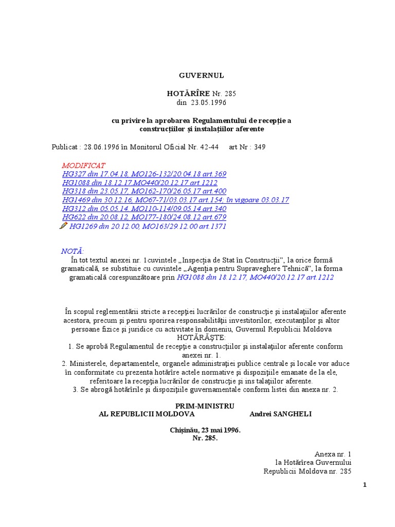 HG Predare-Primire | PDF
