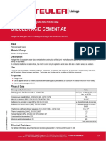 Steuler Acid Cement Ae: Base Material Group Description