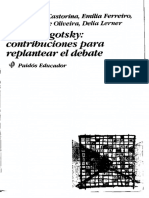 Piaget y Vyigotsky Contribuciones para Replantear El Debate Castorina PDF