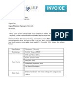 Invoice ISIF Nasional - Diponegoro University Tim Diah Ayu Almaas Salwa PDF