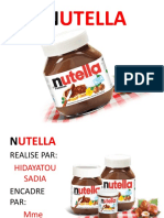 Analyse de l'environnement de Nutella