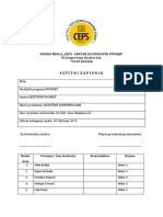 Cestovni Promet - 2018 - 2019 1 Rok