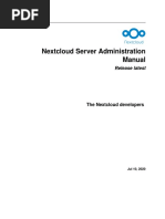 Nextcloud Server Administration Manual PDF