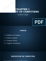 Chapter 1 History of Computer