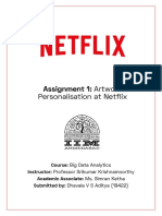 Assignment 1: Artwork: Personalisation at Netflix