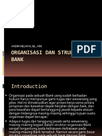 Pertemuan 3 4 Organisasi Dan Struktur Bank PDF