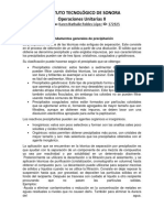 Fundamentos Generales de Precipitación