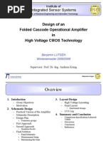 Holberg Folded Cascode Design