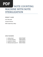 Smart Note Counting Machinhe