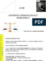 CURS Expertiza Medico-Legală Psihiatrica