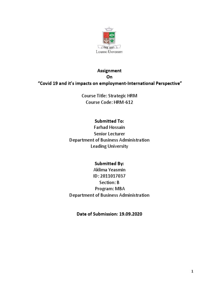 COVID-19's Employment Impact in India | PDF | Unemployment | Social Science
