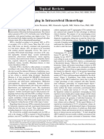 Neuroimaging in Intracerebral Hemorrhage: Topical Reviews