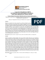 Penerapan Zero Runoff System (ZROS) Dan Efektivitas Penurunan Limpasan Permukaan Pada Lahan Miring Di DAS Cidanau, Banten