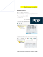 Sap Bank Account Creation in s4 Hana