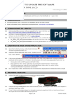 How to Update Software for Type 2 LCD