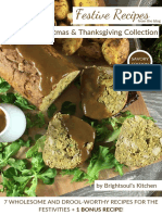 Brightsoul's Kitchen - Festive Recipes From The Blog - Christmas and Thanksgiving Collection