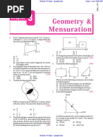 Gemetory & Mensuratin Solve Paper