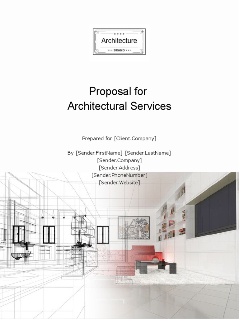 Proposal For Architectural Services PDF Architect Business