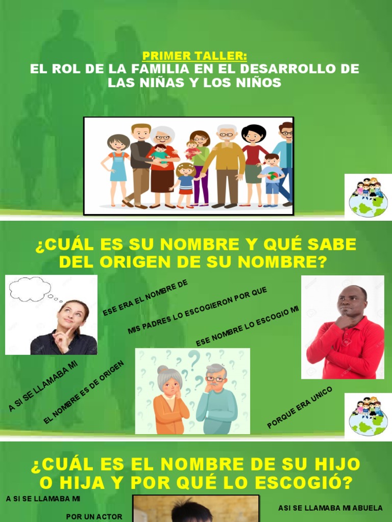 Rol de la familia en el desarrollo infantil | PDF | Modificación de ...