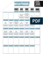 Calendario Principiantes OCTUBRE