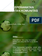 ETIKA KEPERAWATAN KESEHATAN KOMUNITAS