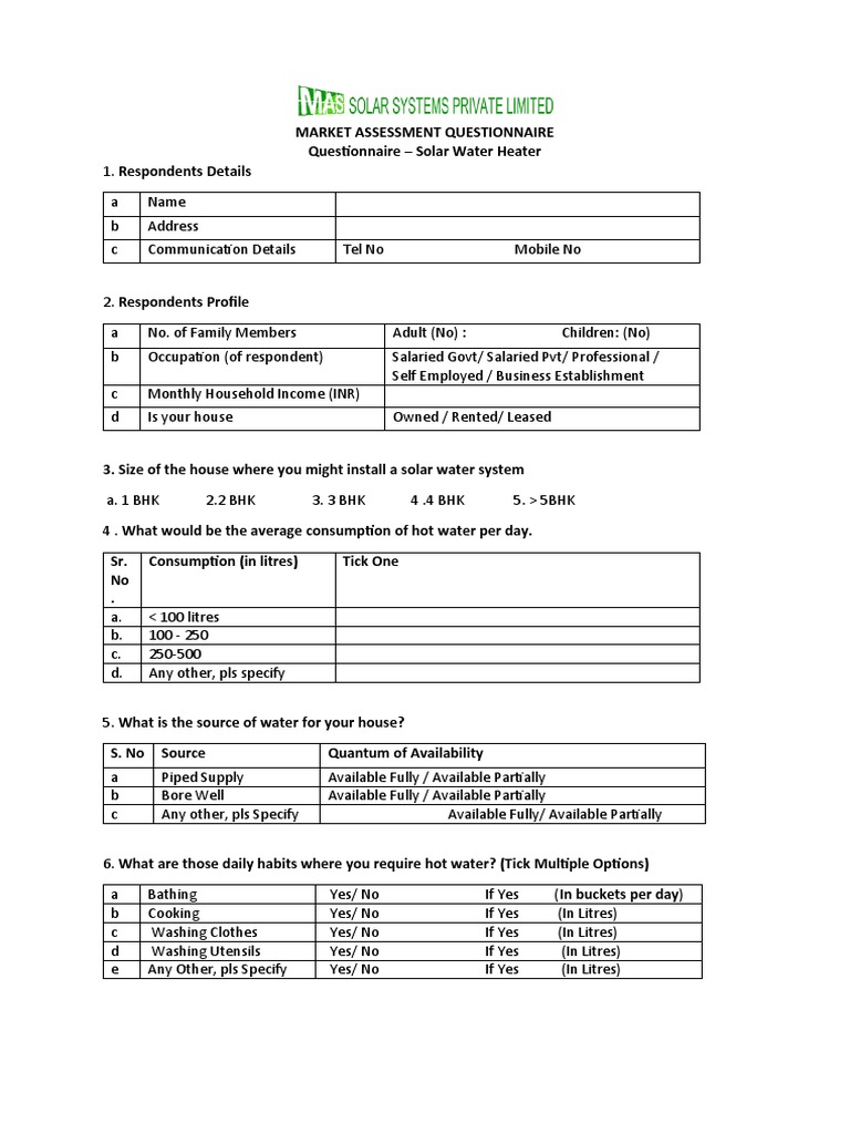 Mas Solar Systems Modified | PDF | Solar Power | Water Heating