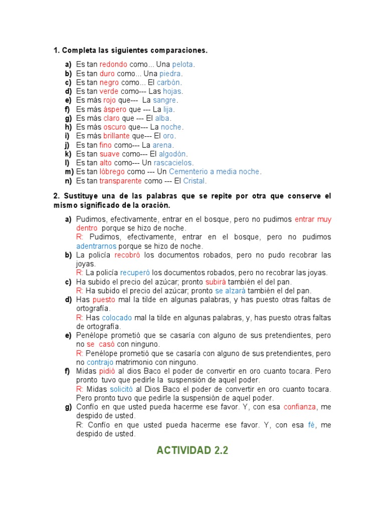 Ejercicios de Redaccion y Ortografia | PDF | Fonética | Voz humana
