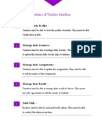 Features of Teacher Interface.docx