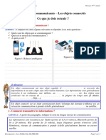 Les Objets Communicants Cours Eleves