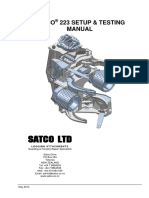 Satco LTD: Satco 223 Setup & Testing Manual