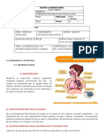 NATURALES. QUINTO. La Respiraciòn y El Sistema Respiratorio Humano.