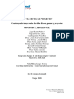 Mi Trayecto Mi Proyecto - Programa Construyendo Trayectorias de Vida 2020.