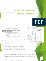 Neraca Energi Dalam Sistem Terbuka