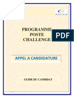 Guide Du Candidat (Programme La Poste Challenge) PDF