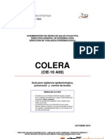 Venezuela Guia Vigilancia Epidemiológica Cólera Nov10