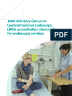 JAG accreditation standards for endoscopy services