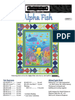 Alpha Fish Quilt 1