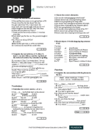 Starter Unit Test 9: Grammar